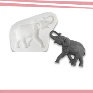 Large Elephant silicone mould Style 2