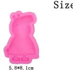 1 Cavity Peppa Pig mom cartoon silicone mould style 4