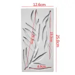 Large Leaf Branch silicone mould