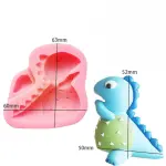 Cute Dinosaur silicone mould style 18