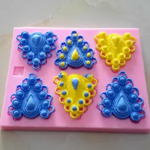 Heart Jem Jewelry theme silicone mould