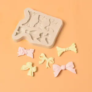 Detailed Bow Knot silicone mould Style 4