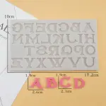 Alphabet Upper case Silicone Mould Style 11