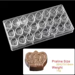 24 Cavity Crown Shape Polycarbonate Chocolate Mould