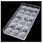 18 Cavity Flower Shape Polycarbonate Chocolate Mould