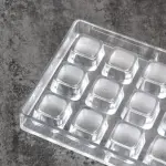 21 Cavity Curved Square Shape Polycarbonate Chocolate Mould