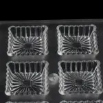 18 Cavity Fluted Square Polycarbonate Chocolate Mould