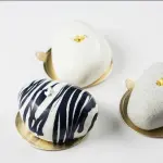 6 Cavity 3D Pebble Stone shape Silicone Mould for Cheesecake/Jelly/Brownie/Soap/Candle