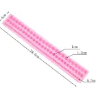 3 cavity line Pearl bead boarder Silicone Mould