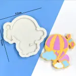 Large Hot Air Balloon with clouds Silicone mould style 3
