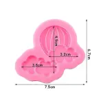 Large Hot Air Balloon with clouds Silicone mould style 3