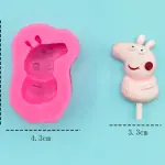 1 Cavity Peppa Pig cartoon silicone mould style 5