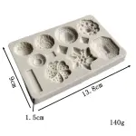 Muti Brooch studs Jewelry theme silicone Mould