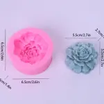 3D Peony Flower silicone mould style 3