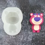 3D Toy Story Lotso Huggin Bear cartoon silicone mould