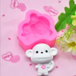 Cute Monkey animal silicone mould Style 2