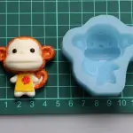 Cute Monkey animal silicone mould Style 2
