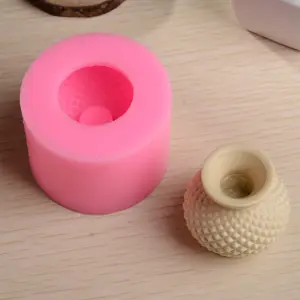 3D Flower pot Vase Silicone Mould