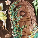 Large detailed Floral Door theme silicone mould