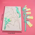 Lily of valley Floral flower silicone mould