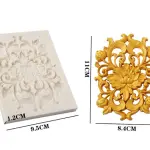 Baroque Vintage Brooch Medallion silicone Mould