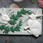 Bunny Rabbit Easter theme Silicone Mould