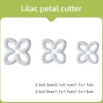7 Pcs Lilac Flower Silicone Molds + Plastic Mould set
