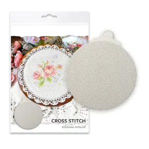 Cross Stitch texture mat silicone Mould