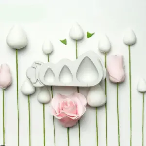 Rose Cones and Thorns Silicone Mould
