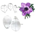 Clematis Cutter & Veiners Set ( 3 pcs cutter and 2 pcs petal veiner )