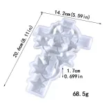 Large Detailed Christian Cross Silicone Mould