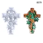 Large Detailed Christian Cross Silicone Mould