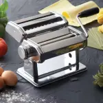 Stainless Steel Manual Machine Roller Maker with 9 Thickness Settings for Dough Cutter,fondant,Clay,Spaghetti,Fettuccine Lasagne etc