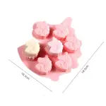 7 Cavity 3D Unicorn face silicone mould