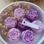 3D Peony Rose Flower silicone mould style 4
