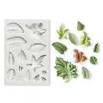 4 style Leaf silicone mould