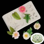 4 style Leaf silicone mould