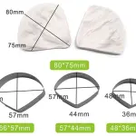 5 Pcs Poppy Petals veiner Mold Plus Cutters Set