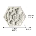 Sea Pirates theme silicone mould