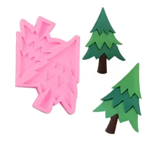 2 Cavity Christmas Tree silicone mould
