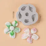 2 pcs 3D Tulip Flower silicone Mould set