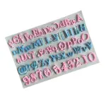 Creative Letter Lower and upper case Alphabet and Number Silicone mould