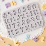 Cute Cartoon Letter Alphabet Silicone mould