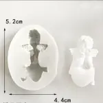 Cupid Angel heart Silicone mould