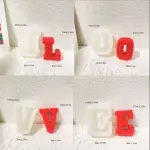 Silicone Mould - L-O-V-E (4pcs)