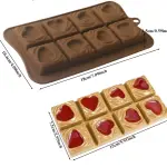 Heart Fill Silicone Chocolate bar Silicone Mould