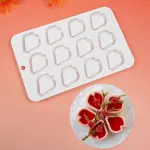 3D Peach Blossom Petal Design Silicone Mould