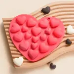 Multiple Heart Cavity Chocolate silicone Mould