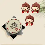 3 Pcs Girl Miniature toy topper