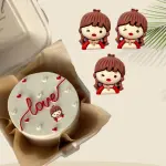 3 Pcs Girl Miniature toy topper